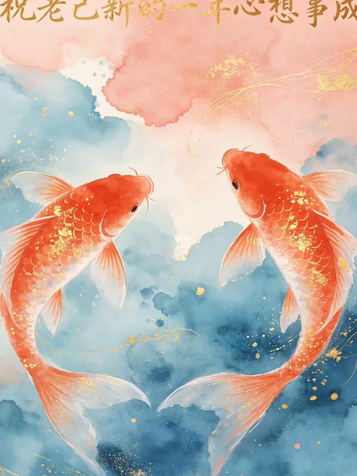祝老己新的一年心想事成。
祝老己新的一年心想事成。