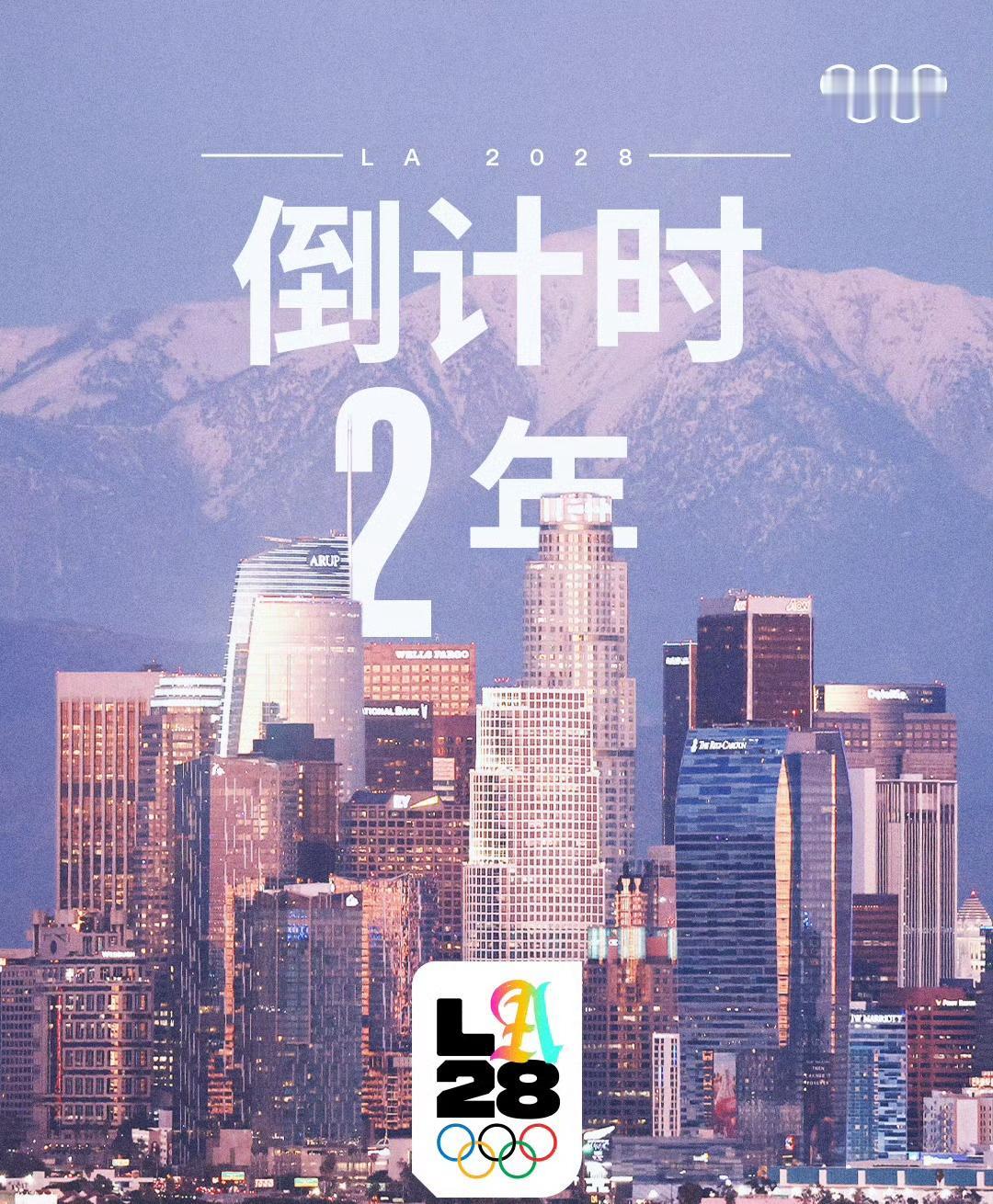 洛杉矶奥运会倒计时2周年，不知不觉这个周期已经过去一半了 ​​​