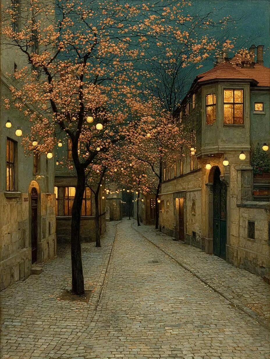 晒图笔记大赛“中世紀老房子舊得就像陳年的明信片，此刻，蓋上一枚橙黃的月亮郵戳，等