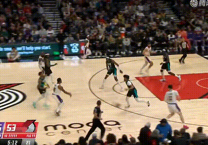 41岁詹姆斯突破炸框！一下子精神了湖人vs开拓者