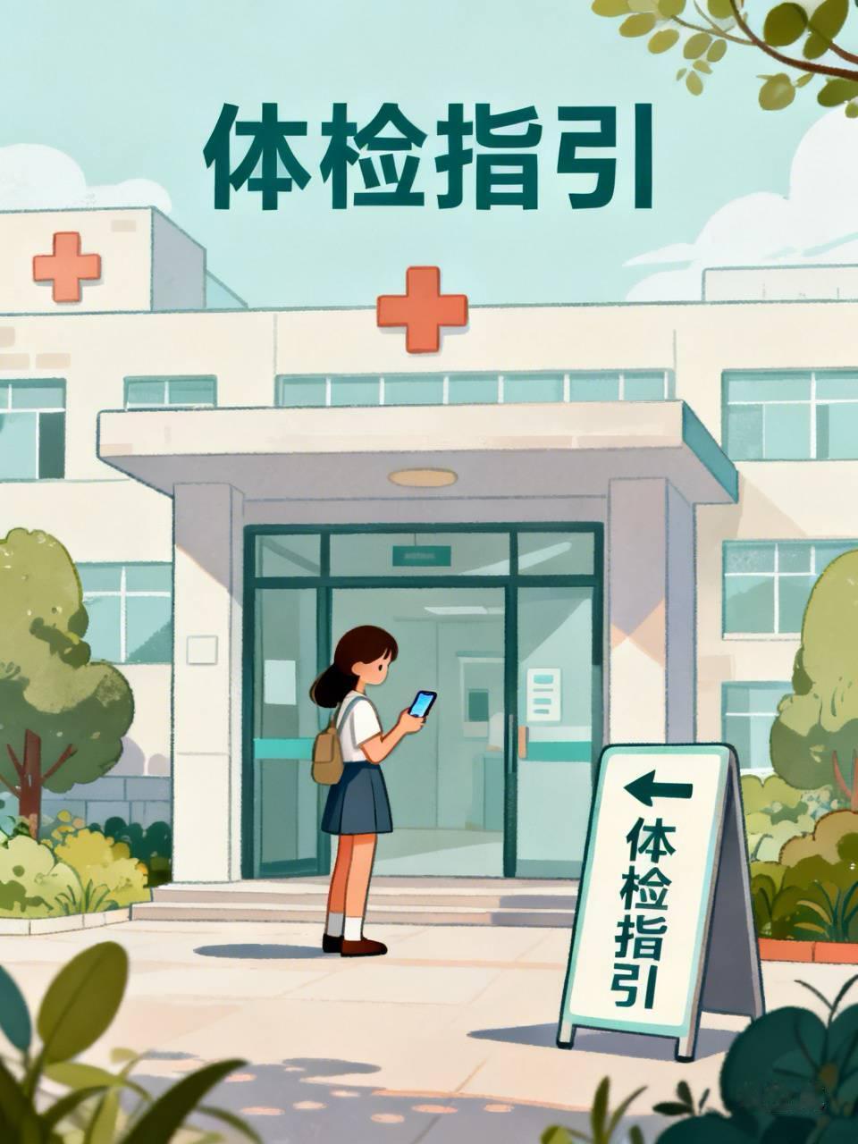 拿个体检报告，倒替一个学生着急了半天

上午去医院给老妈拿体检报告，刚走到体检中