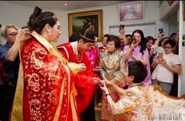 奚梦瑶中式婚礼曝光！四太待儿媳不输亲女