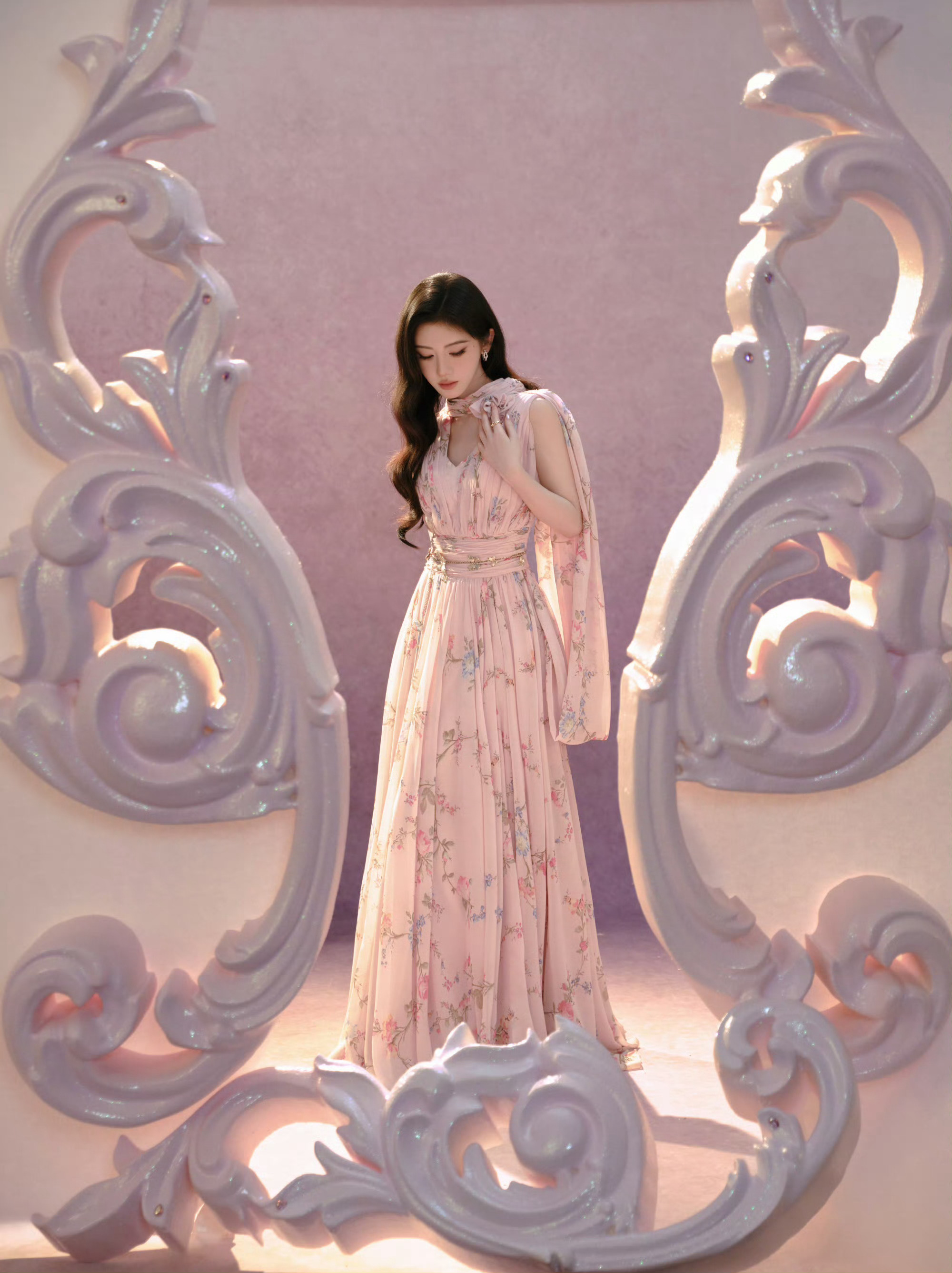 鞠婧祎苏绿夏 jjy鞠婧祎万花世界 不畏浮云遮望眼，自缘身在百万层。​​​