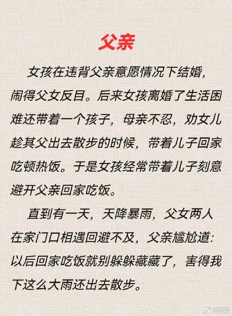 微小說：父親 ​​​