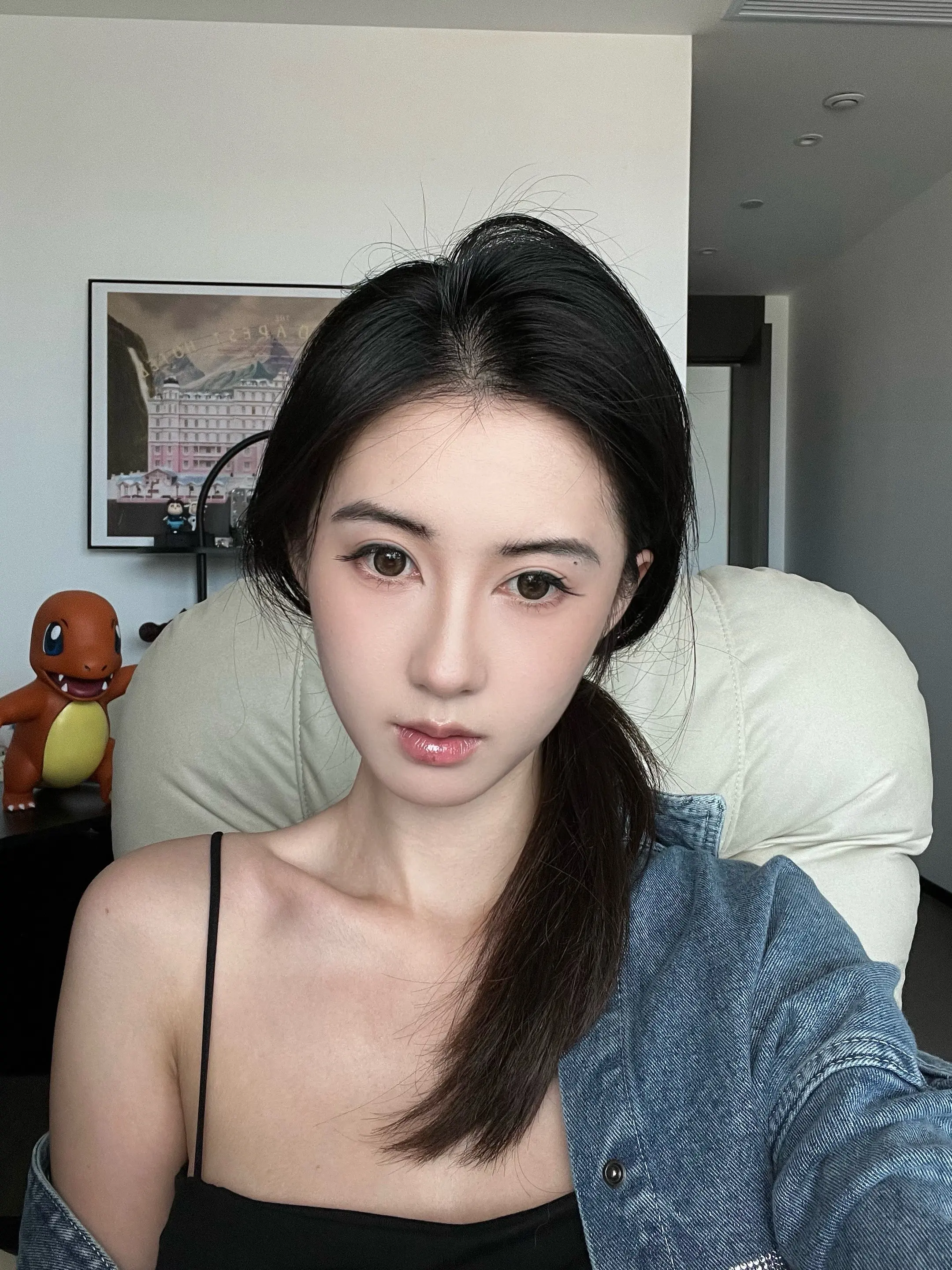 扎发还是披发！！？！