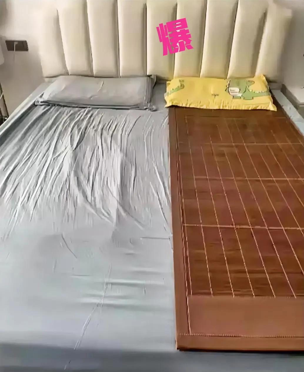 救命！见过夫妻分房睡的，没见过同床异梦到“冰火两重天”的！朋友家卧室惊现离谱名场