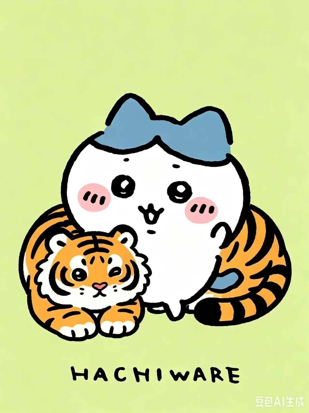 当小可爱们和动物园宝宝们合照图片由ai生成吉伊卡哇灵感共创夏日企画