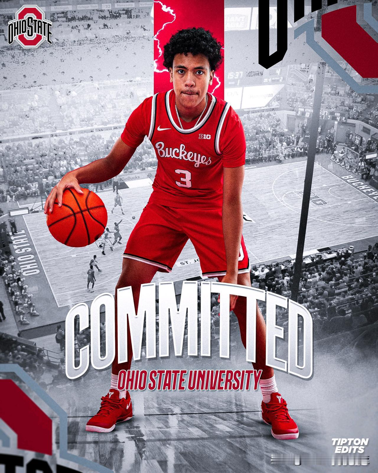 TOP20五星后卫LJ Smith宣布承诺NCAA男篮 俄亥俄州立，高三赛季转学