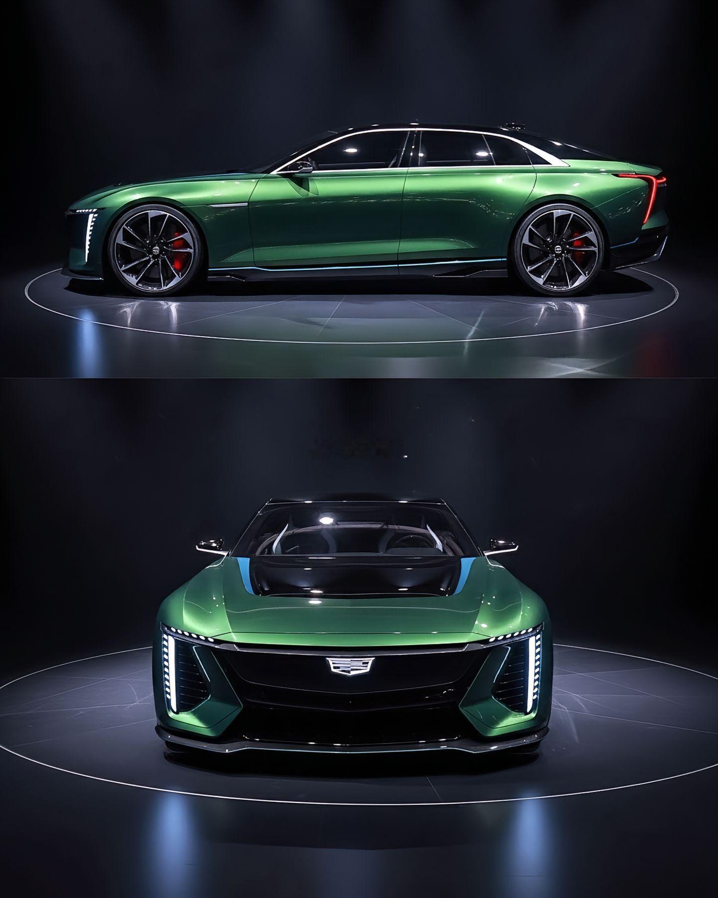 电车的造型和V8同时出现在一辆车上，那会不会让你为之心动凯迪拉克 ​​​