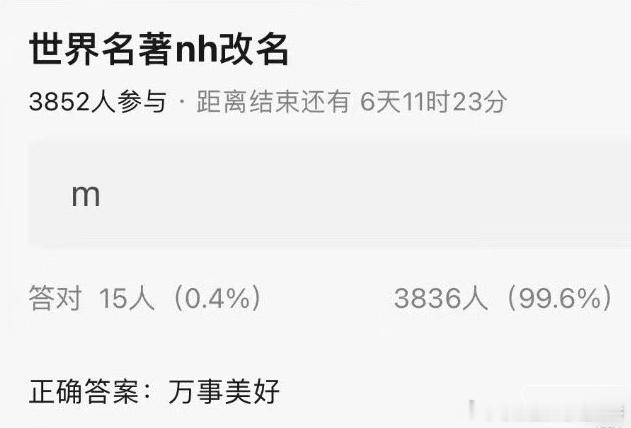 传下去：难哄改名为万事美好那桑延和温以凡要改名吗 ​​​