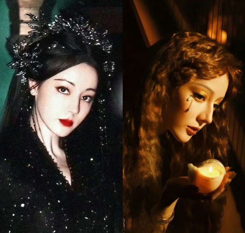 迪丽热巴这种造型感觉多少有点hold不住了 ​​​