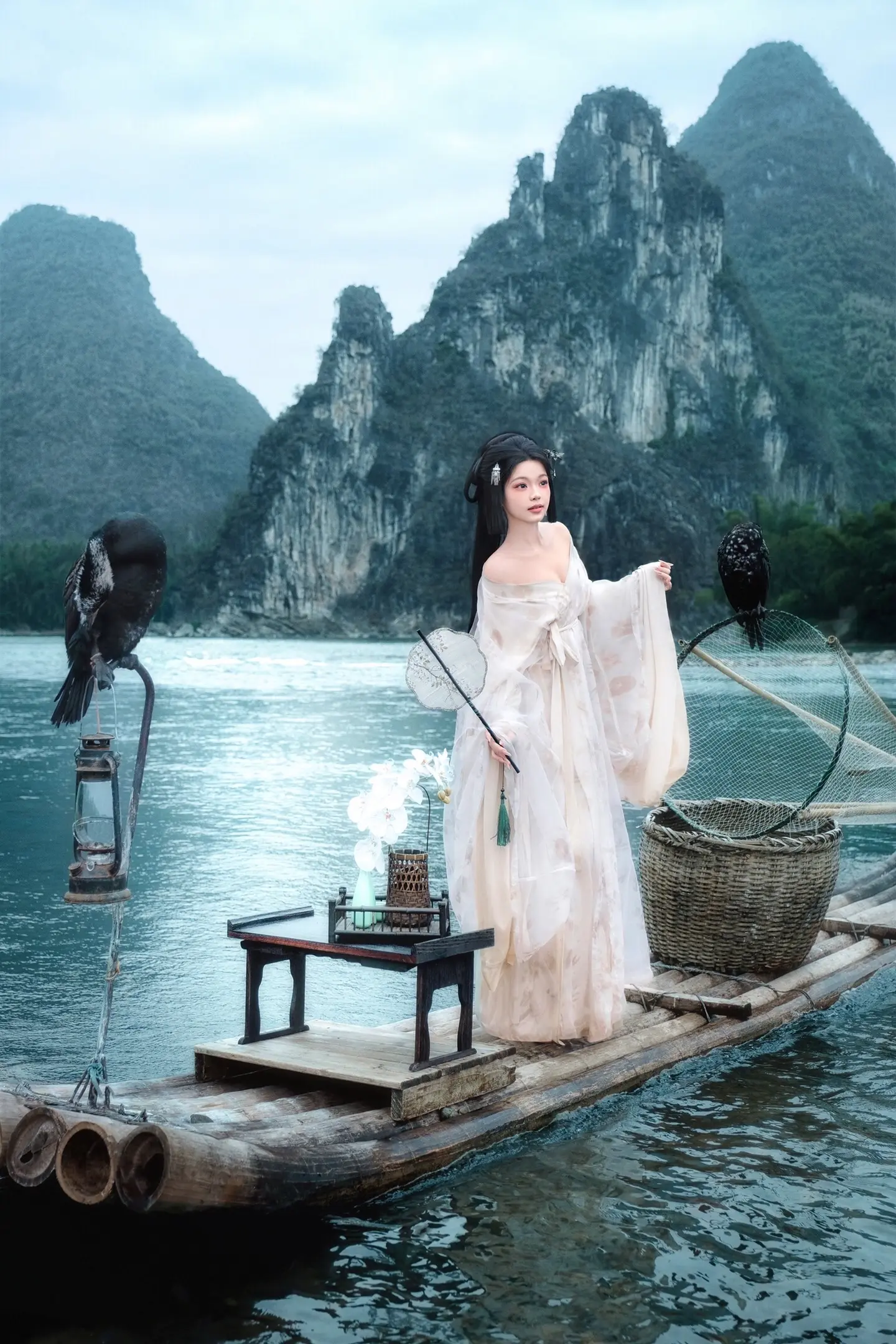 漓江竹筏的氛围感我也体验到啦！