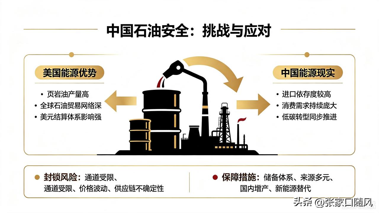 特朗普说美国石油能用一千年，而我们中国没有那么多的石油。他不知道的，我们一直在转