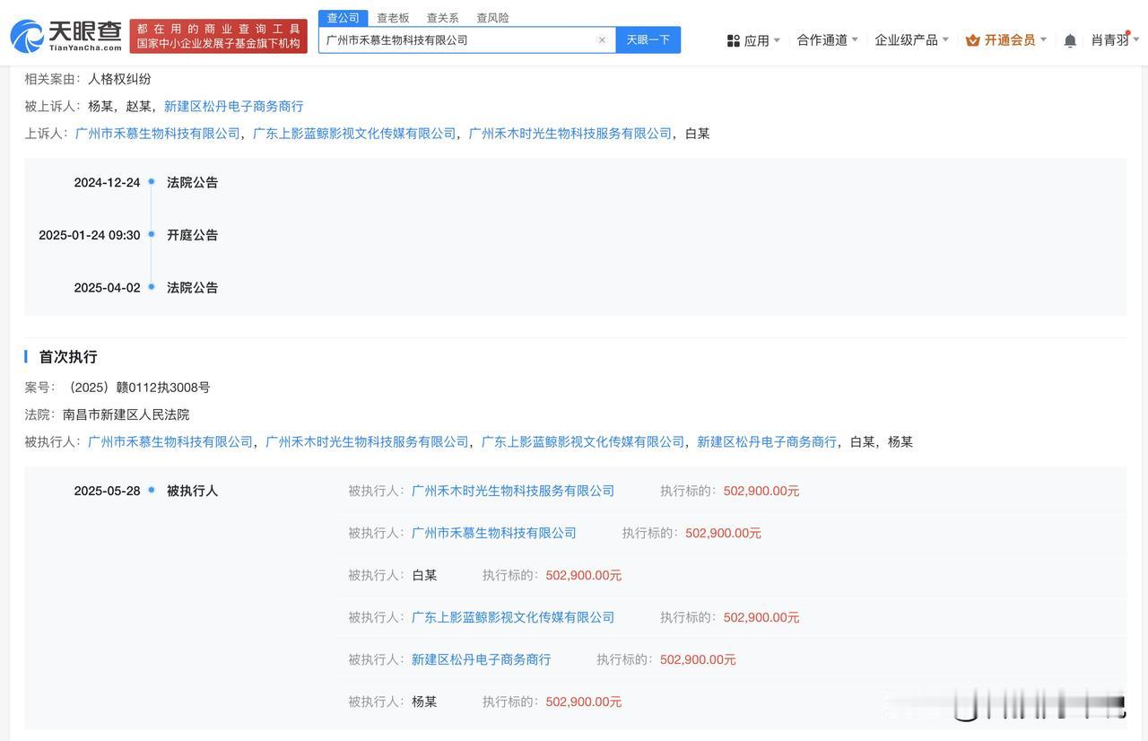 【多方侵权赵丽颖被执行 赵丽颖维权案件胜诉】
天眼查法律诉讼信息显示，近日，广州