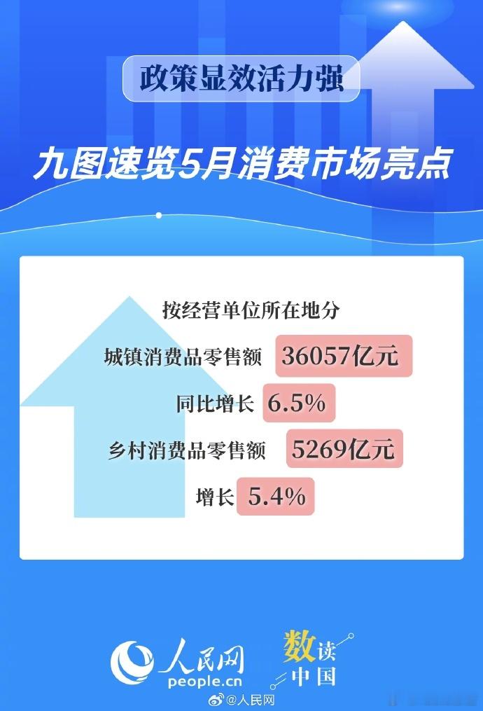 数读5月消费市场亮点2025年5月我国汽车消费市场方面整体销量增长：汽车产销分别