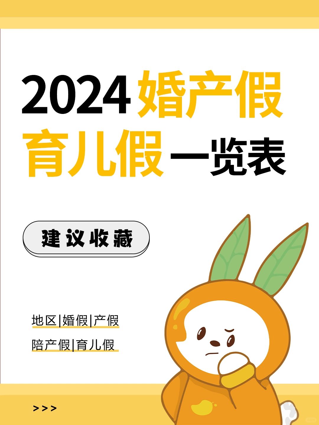 HR干货 | 2024婚产假、育儿假一览表