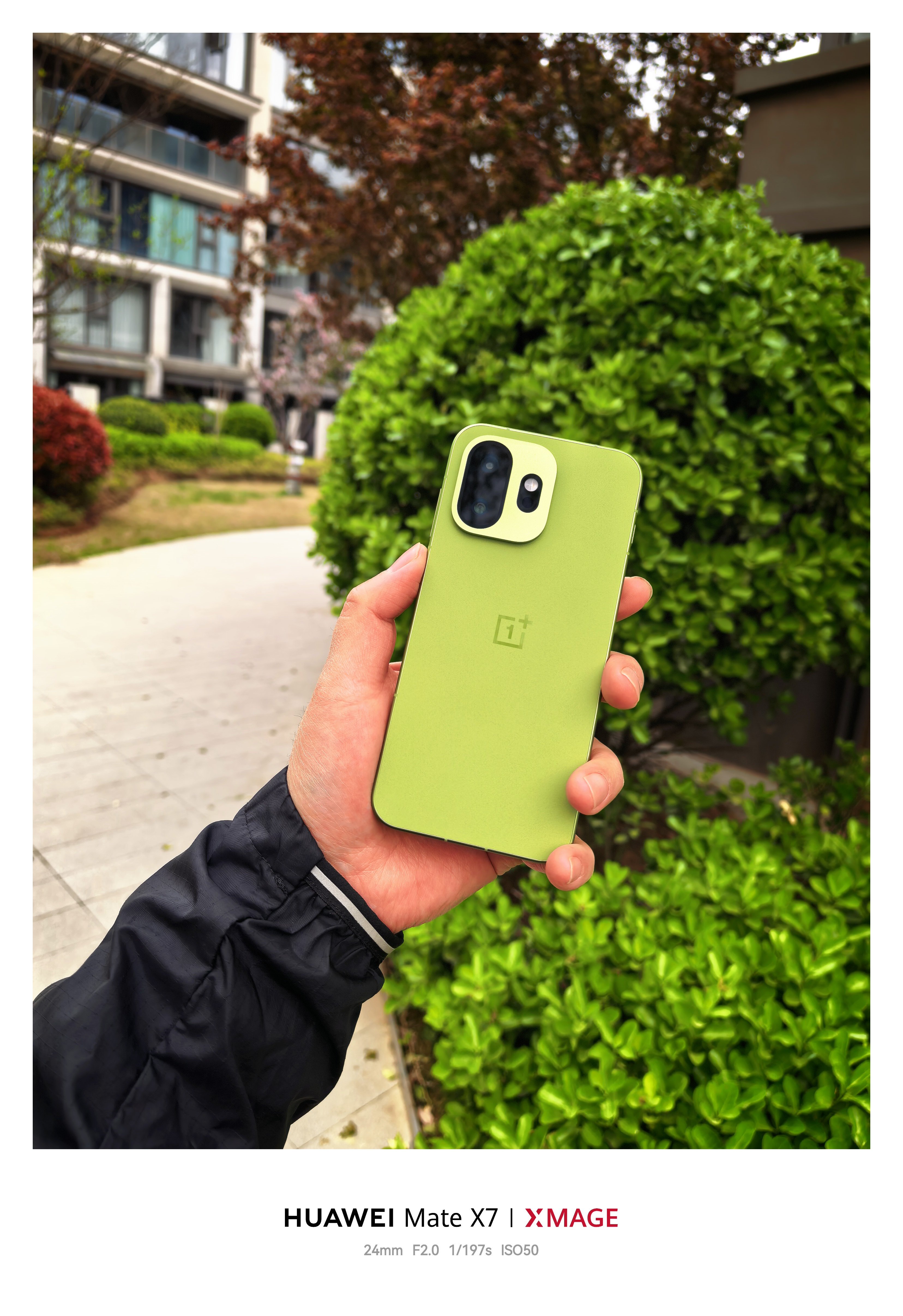 绿色的一加15T和春天太搭了 