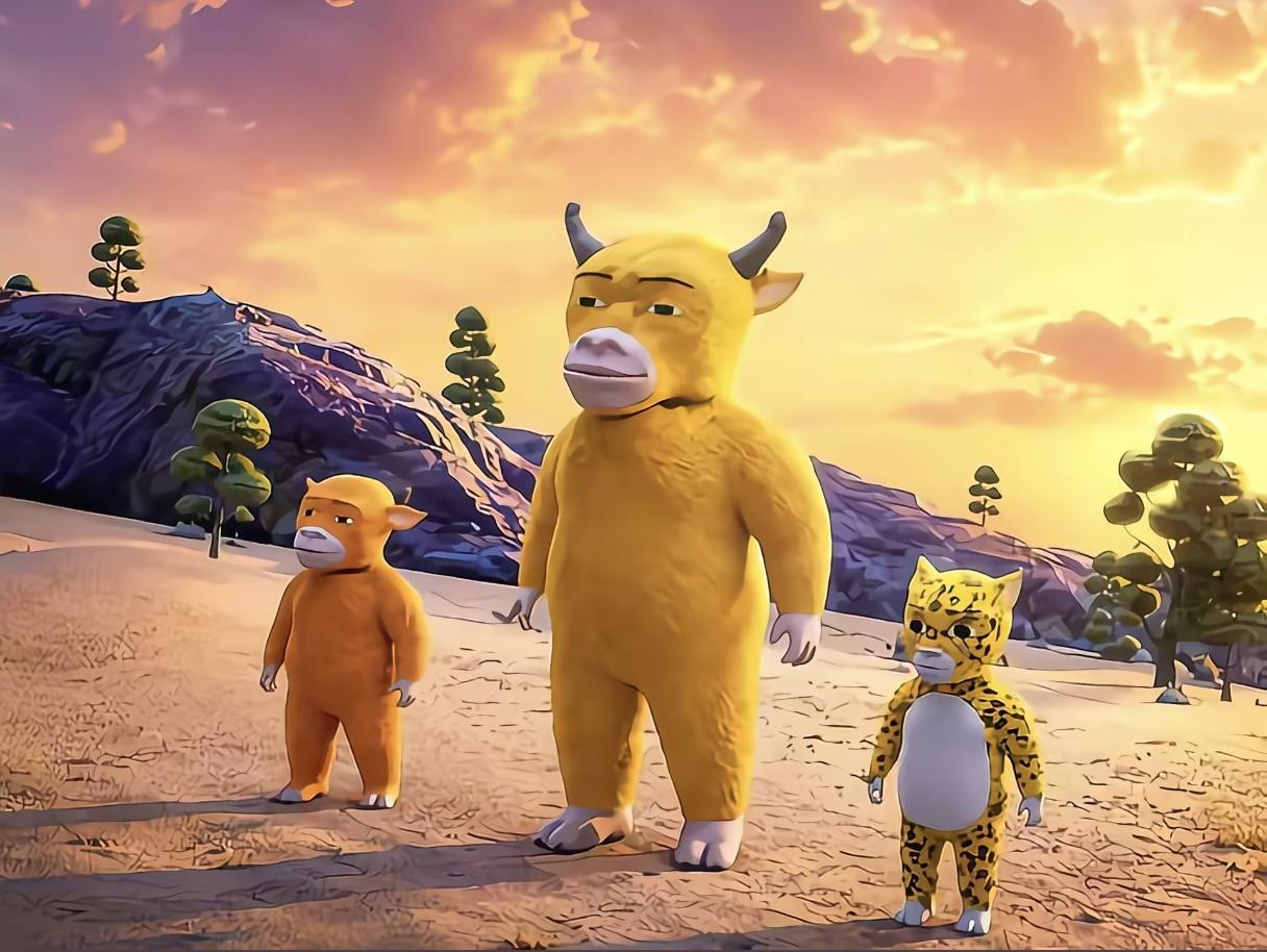 最近，一部动画电影《牛来》火到出圈。

上映10天票房不到一万，
就因为如此惨淡
