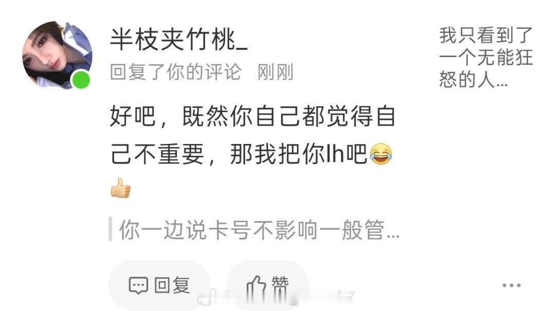 当我讲不过时 我就这样 