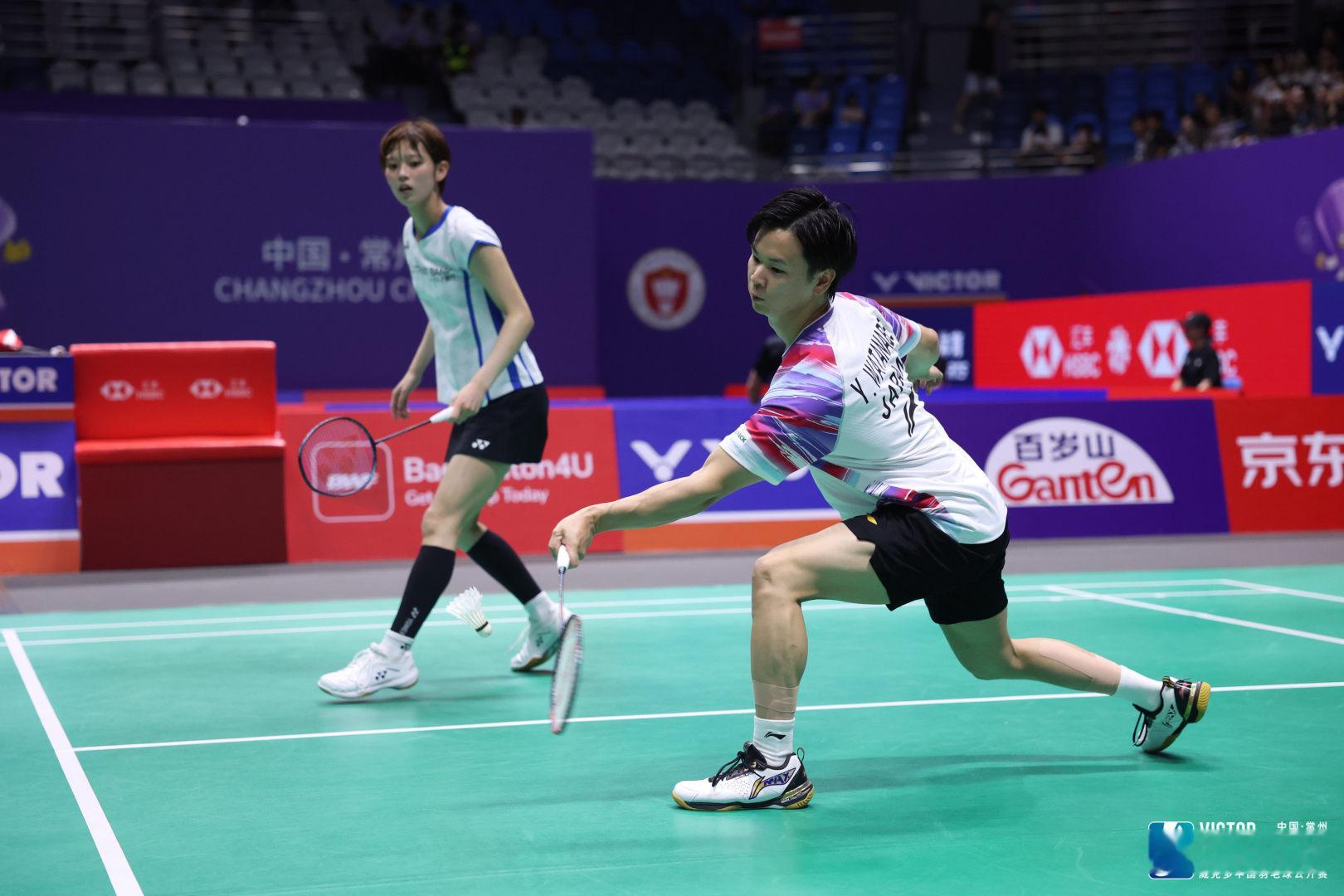 渡边勇大/田口真彩🇯🇵 21-15、16-21、21-16 🏴󠁧󠁢󠁥