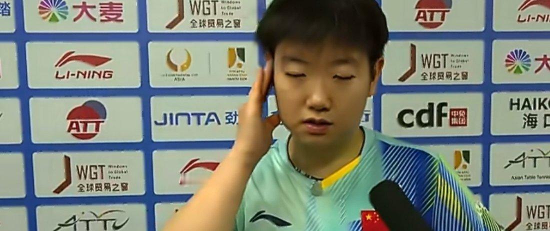 孙颖莎海口亚洲杯首秀告捷，赛后采访坦言“专注当下，全力以赴”亚洲杯 在2026海