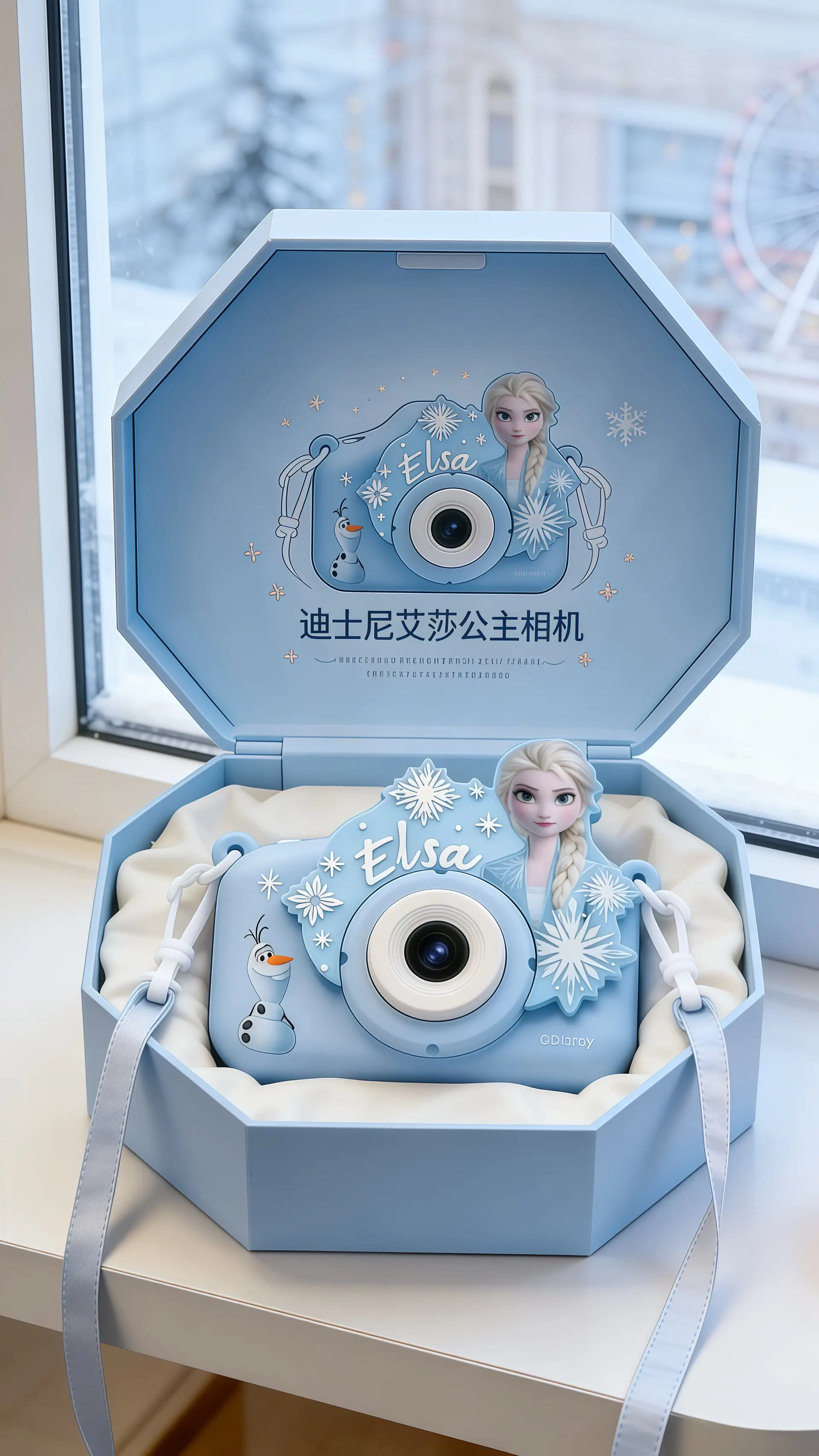 新年礼物儿童相机艾莎公主迪士尼冰雪奇缘