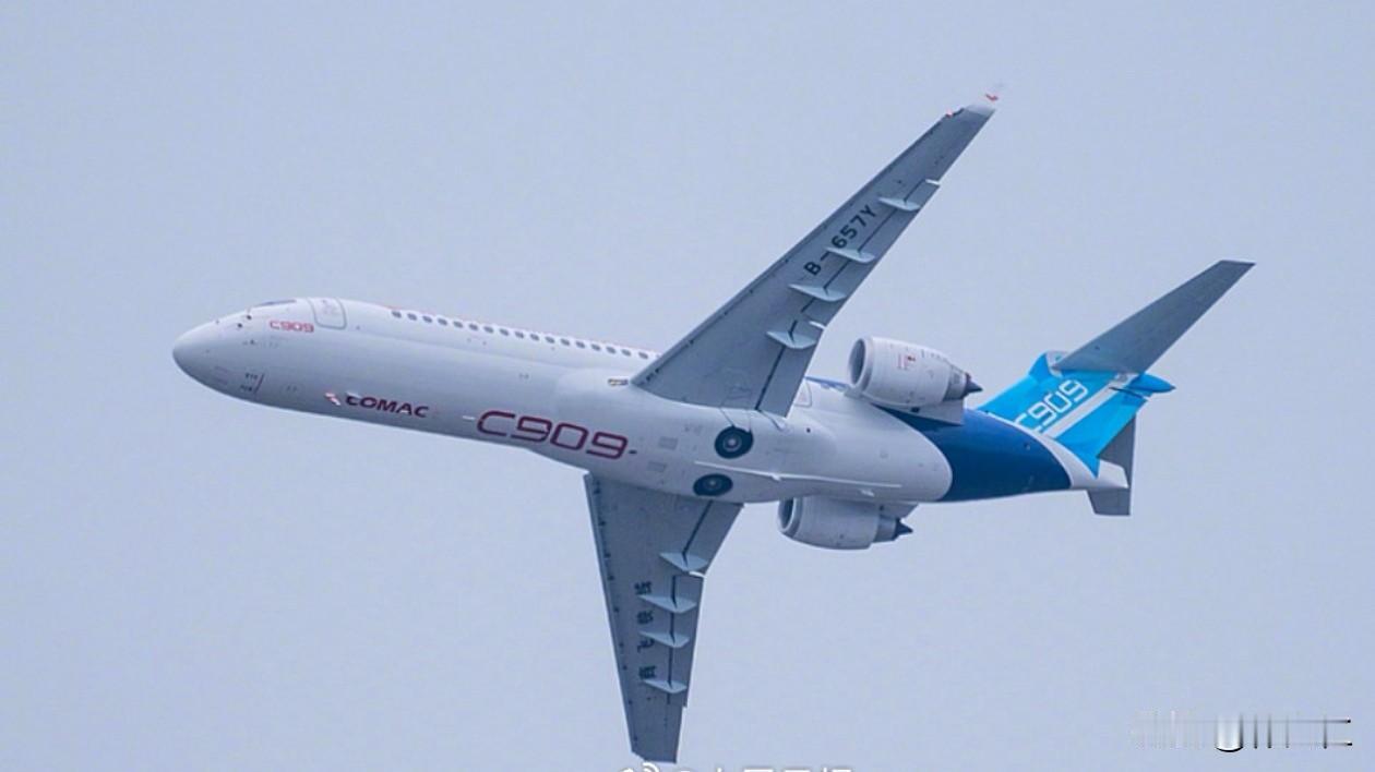 C909飞机已交付174架，占国内支线客机市场的六成以上，安全载客超3000万人