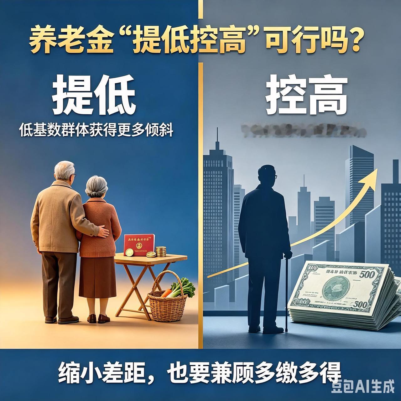 每当养老金调整的消息传出，“提低控高”总会成为大众热议的话题。不少网友期待，低收