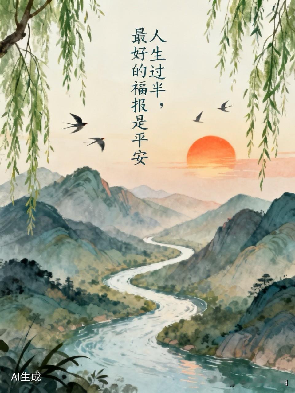 人生过半,最好的福报是什么?
人生过半，最好的福报应该是平安！
平安代表我们拥有