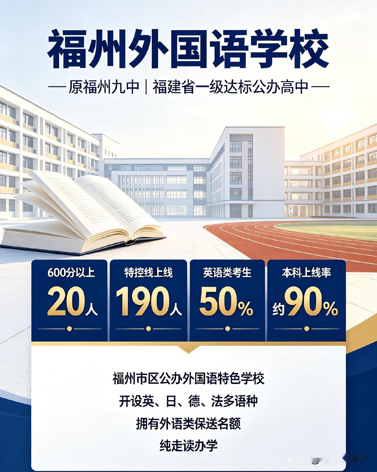 福州外国语学校高考成绩怎么样?
福州外国语学校（原福州九中），福建省一级达标公办
