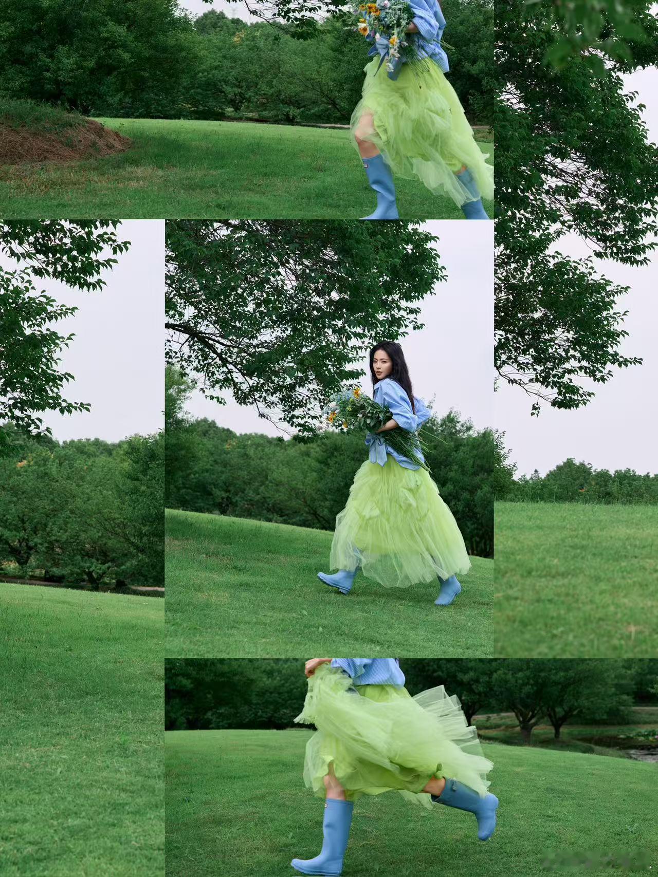 张嘉倪0622生日快乐 不用刻意贴合年轻感，张嘉倪自在舒展的模样，完美诠释每个年