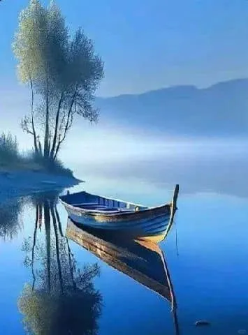 美图欣赏——清晨湖光掠影 - 诗意的宁静