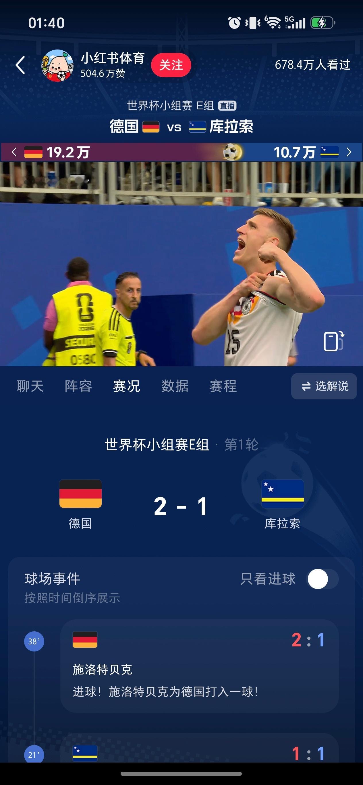 有在看球的家人们吗？世界杯出现了真正的预言家世界杯 德国VS库拉索库拉索世界杯历