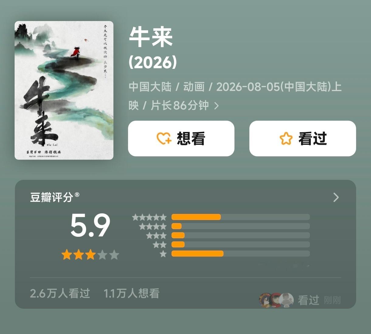 《牛来》开分5.9，分型呈牛角之势