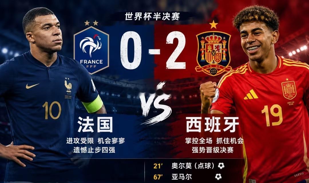 先說一句，這屆法國真的可惜了。说实话，法国0:2输给西班牙，心里还是挺遗憾的。这