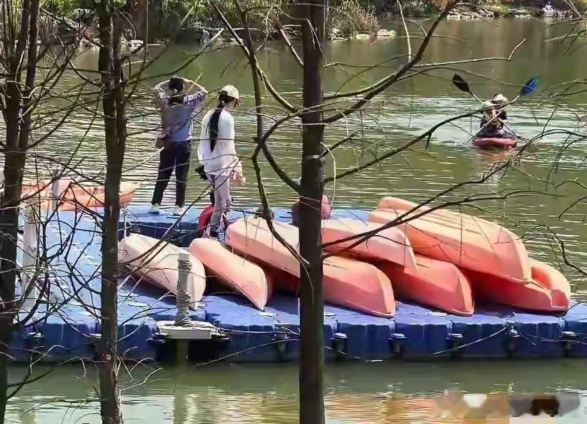 偶遇张馨予何捷带女儿逛公园广州偶遇张馨予何捷带女儿逛公园划船，一家人看起来氛围很