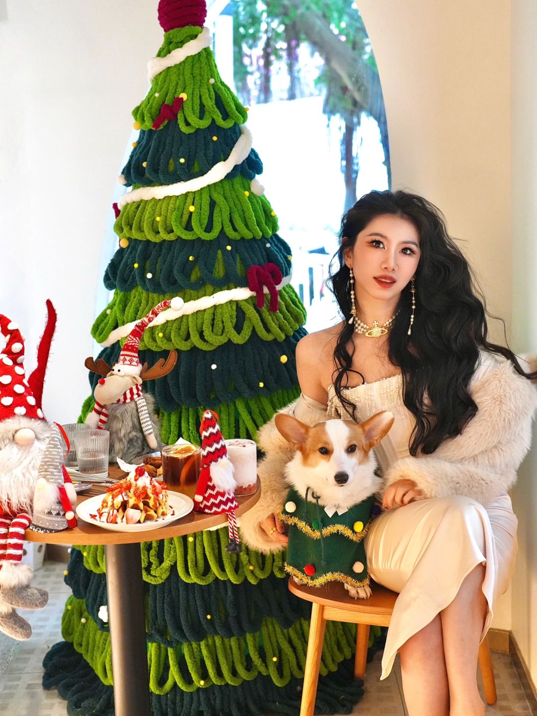 和豆包小姐的圣诞🎄约会|圣诞礼服houseofcb