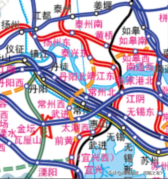 苏中交通破局最优方案！在孤山建靖江北站，打造跨江复合型高铁枢纽
靖江坐拥长江黄金