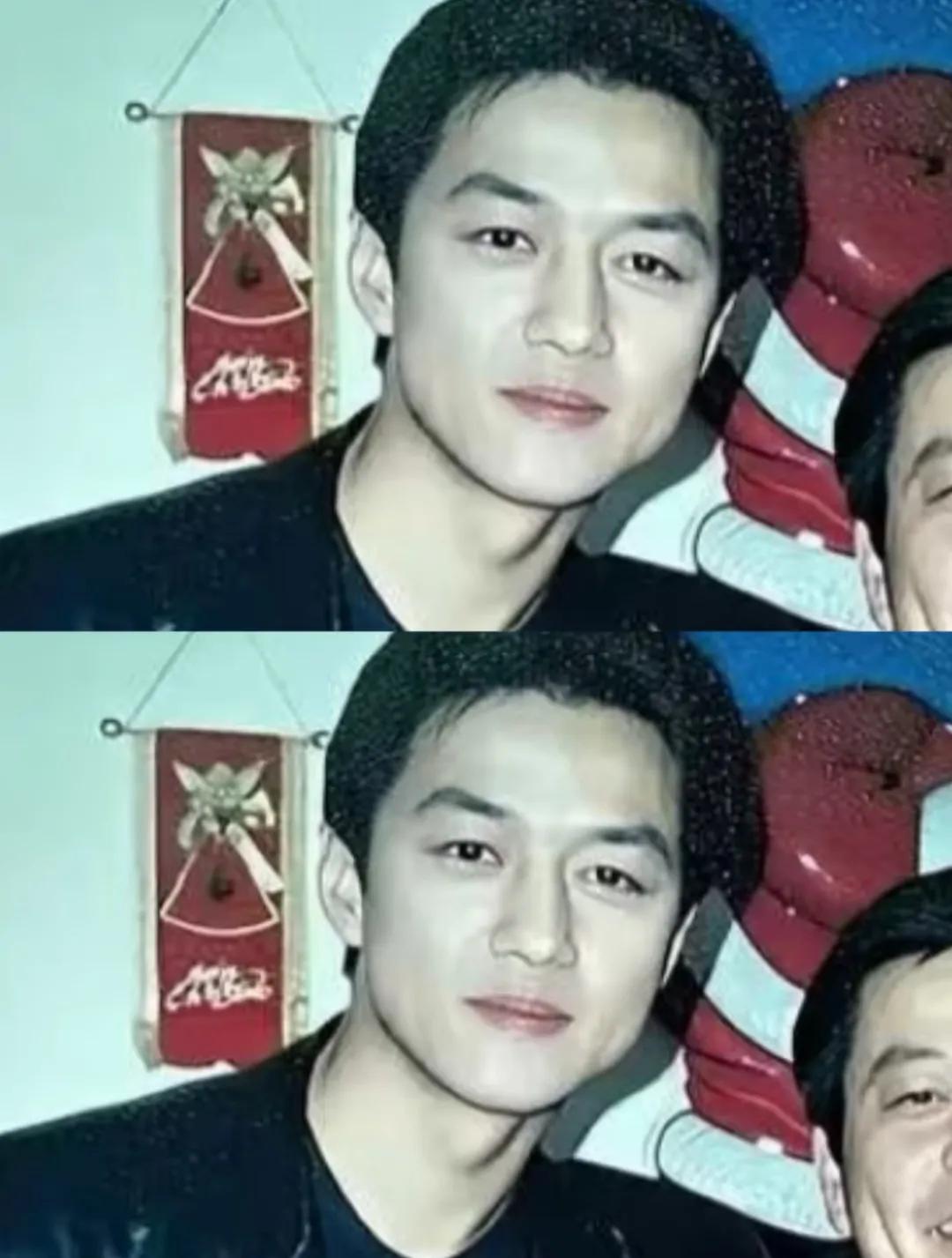 年轻时候的李亚鹏文艺气息重，身材很好，长的特别有辨识度。[赞]