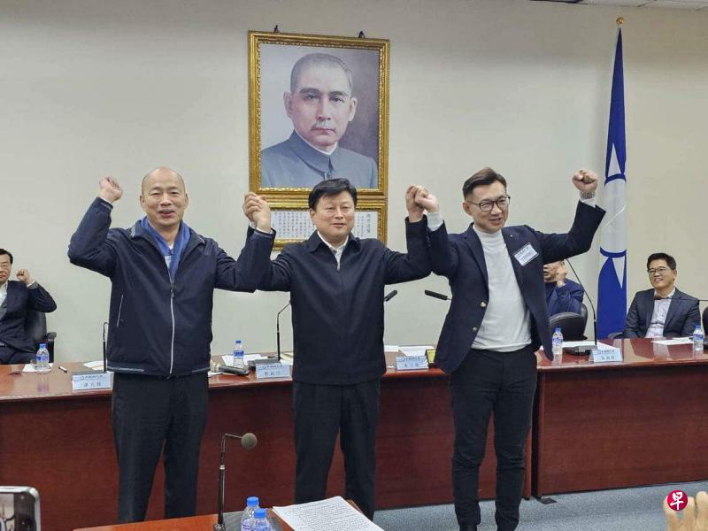 傅崐萁让步了，支持韩江配！最新消息，原本有意参选台湾“立法院”领袖的国民党“立委