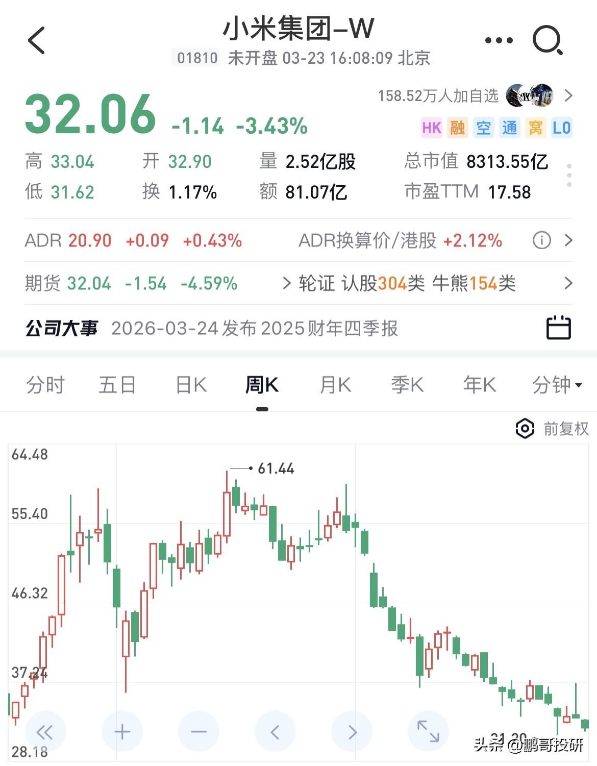 小米估值探讨
艰难时刻，跟众同仁讨论一下米子的估值问题。本人才疏学浅，仅能毛估估