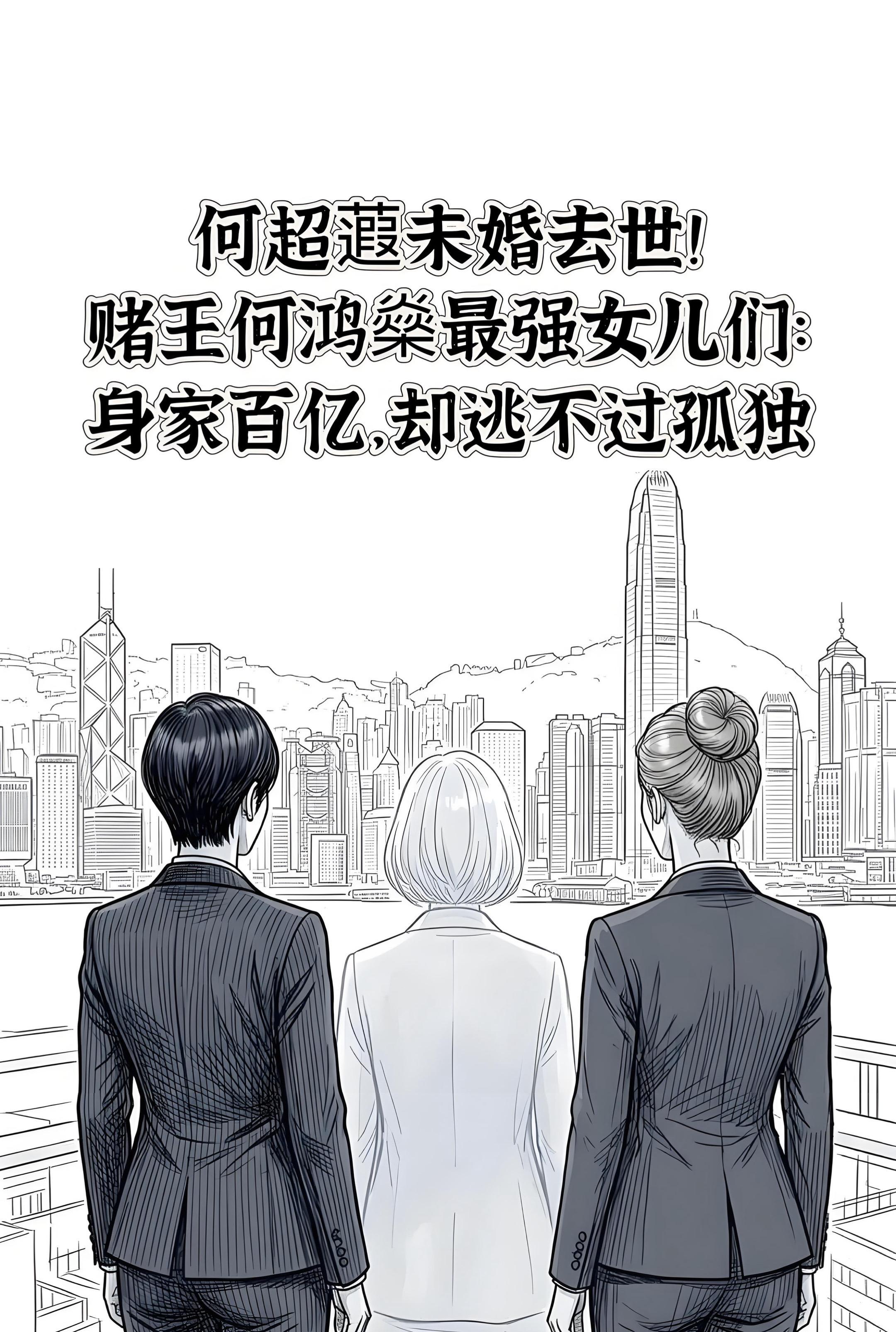 何超蕸未婚去世！赌王何鸿燊最强女儿们：身。家百亿，却逃不过孤独