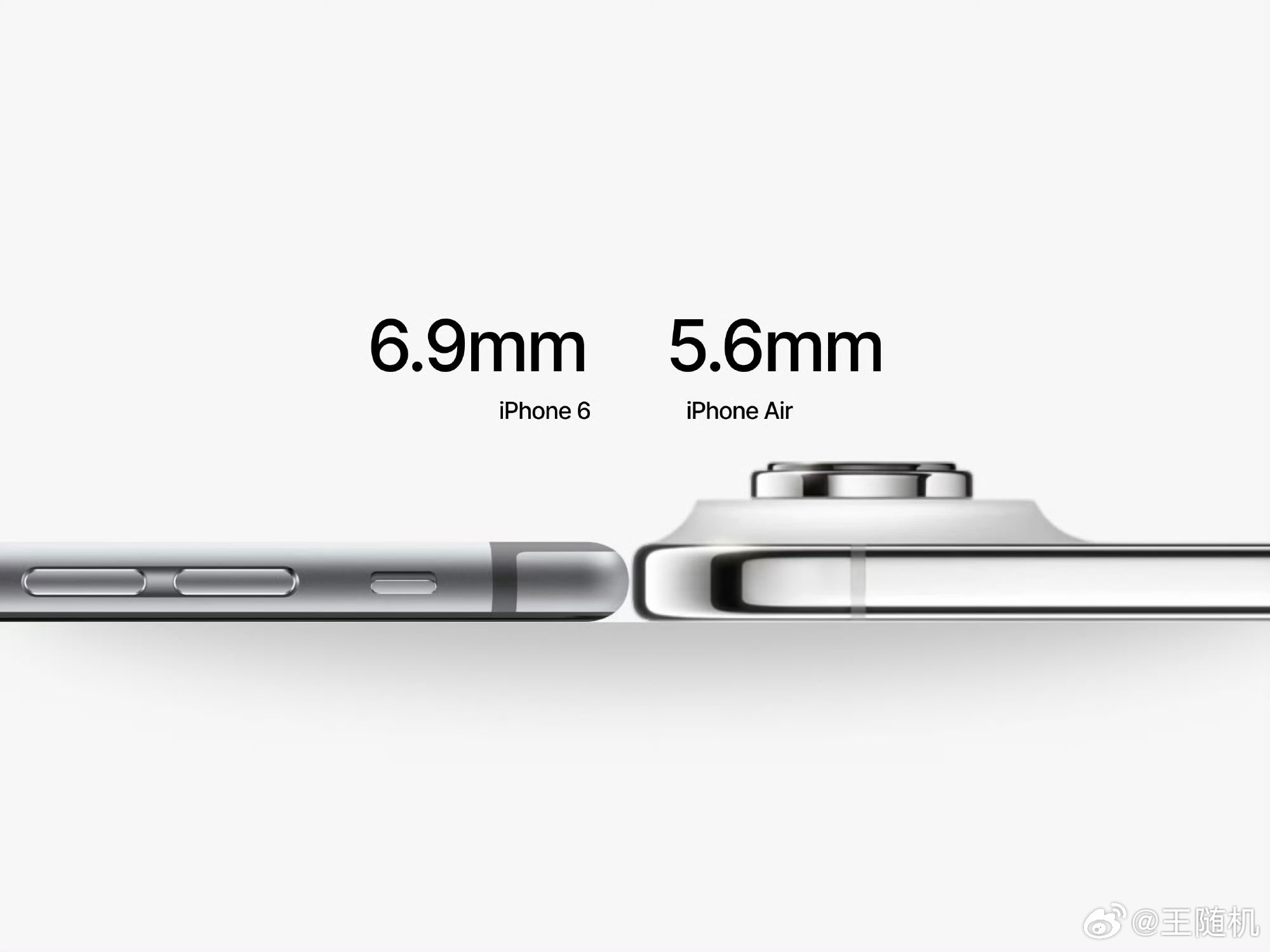 iPhone17Air和iPhone6对比这没啥可比性，十年前的手机和现在的手机