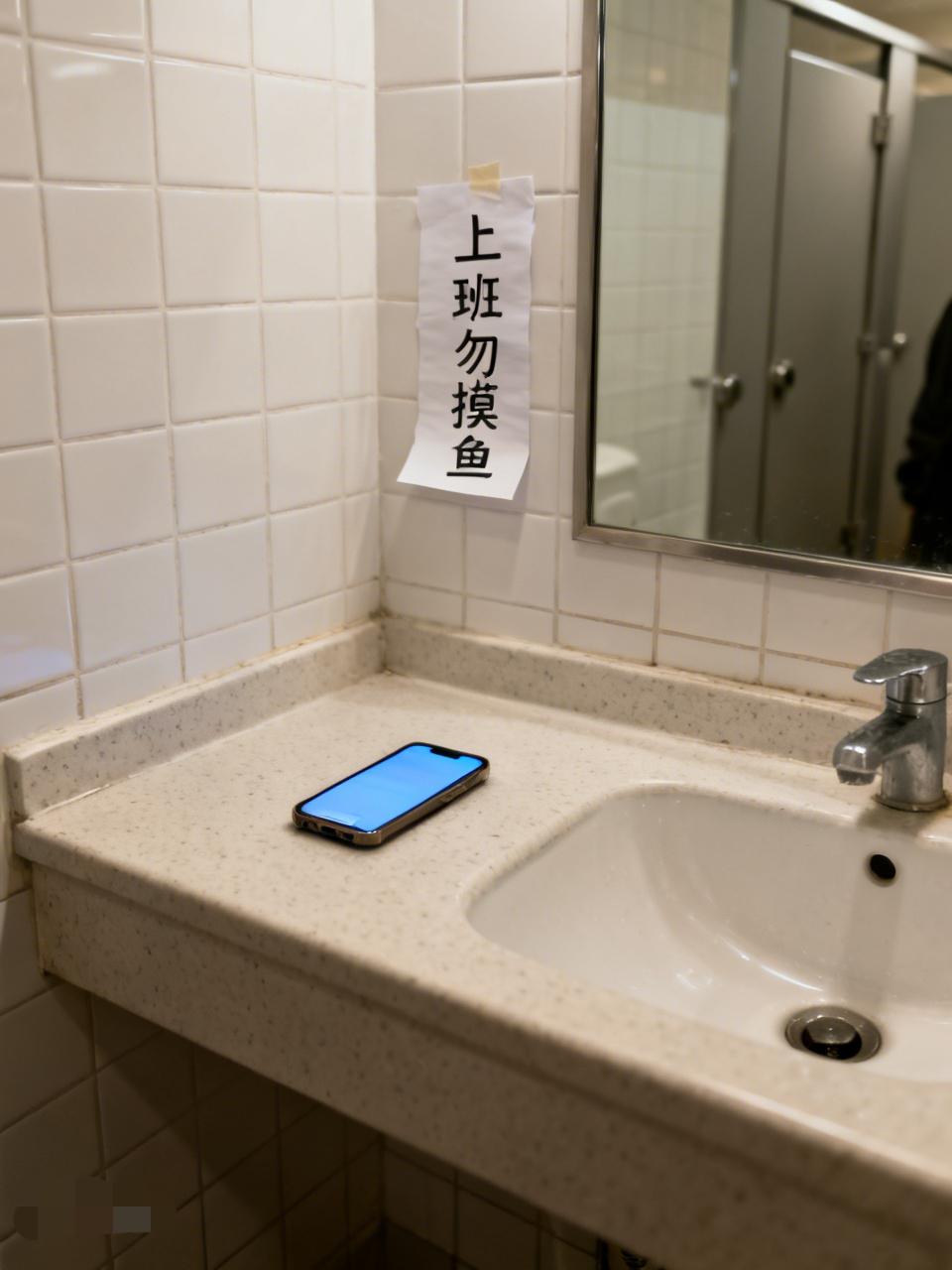 广东某科技集团这事儿闹大啦！一份通告显示，一员工因长时间在厕所玩手机，被扣绩效2