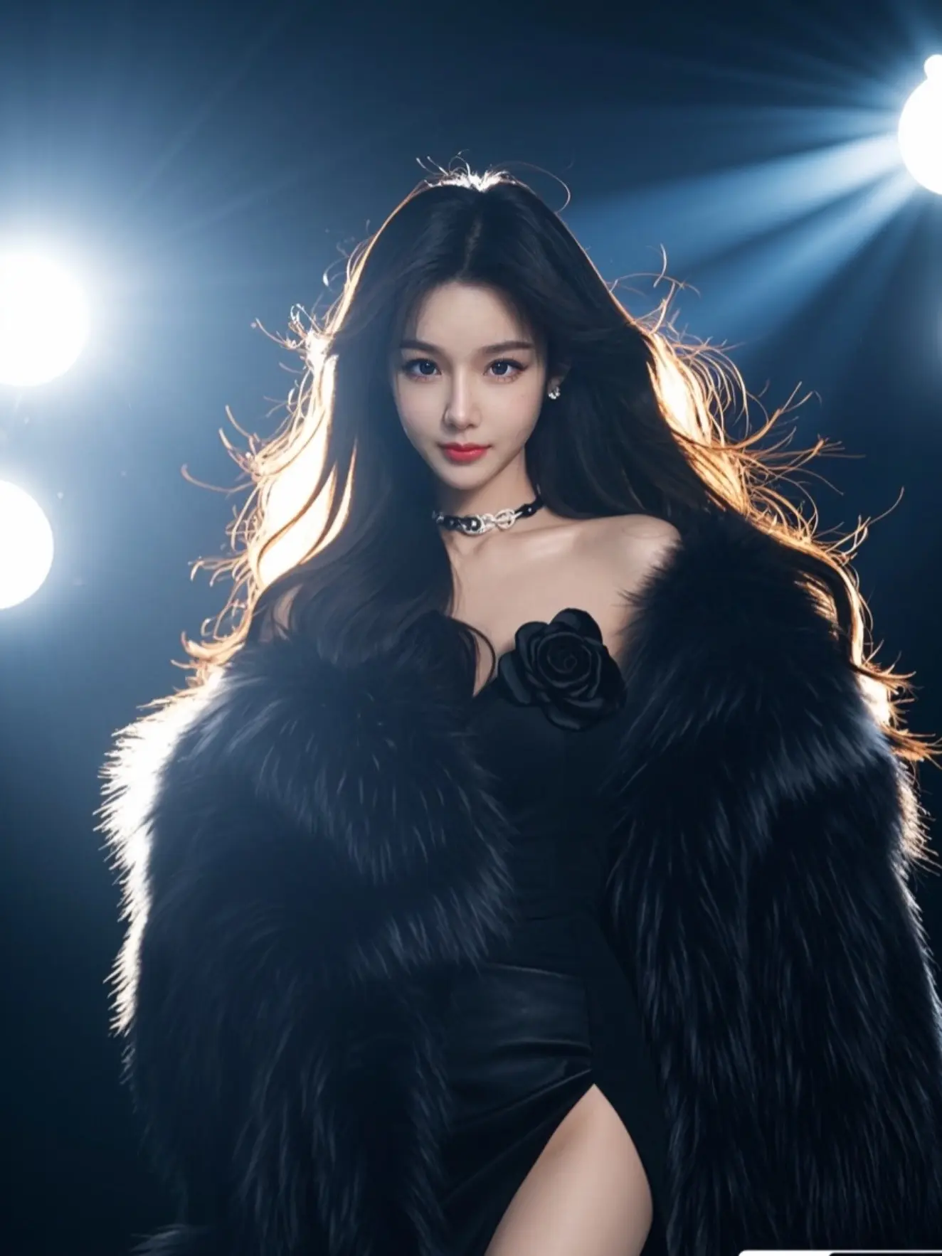 头发多就是好看。