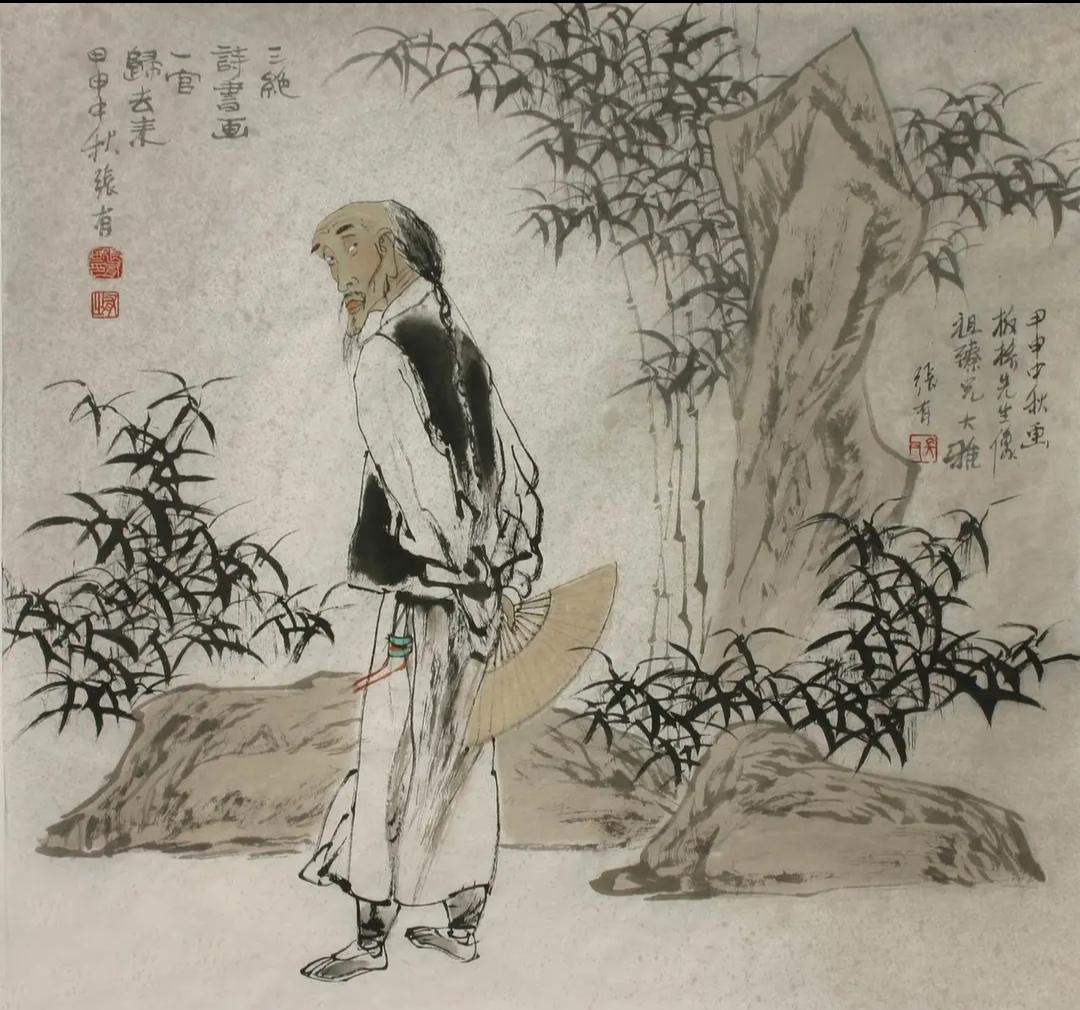 上联，郑板桥，闭门硏墨画竹影

下联，？？？