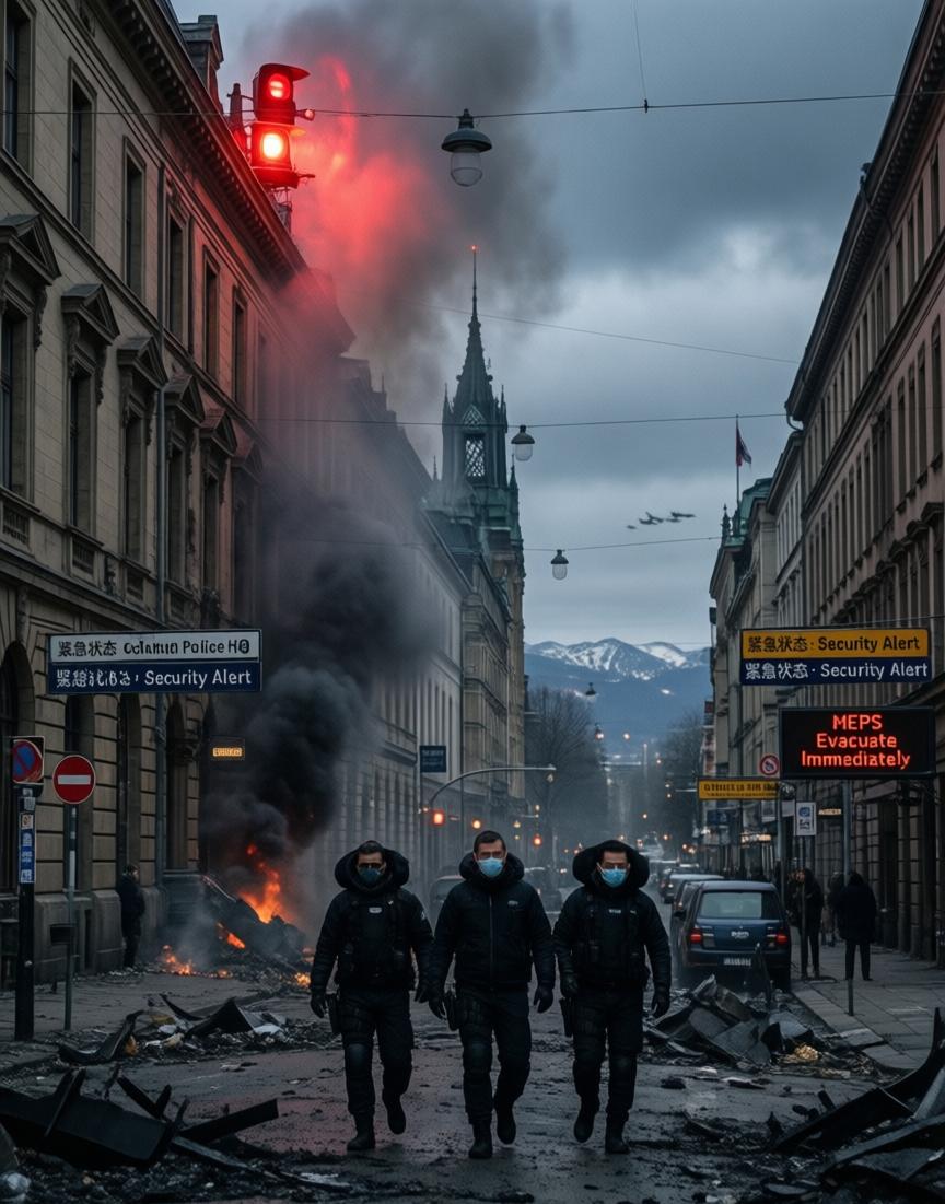 奥斯陆那边，最近出了件事。

美国驻挪威大使馆，这个月8号被人用简易爆炸装置给炸