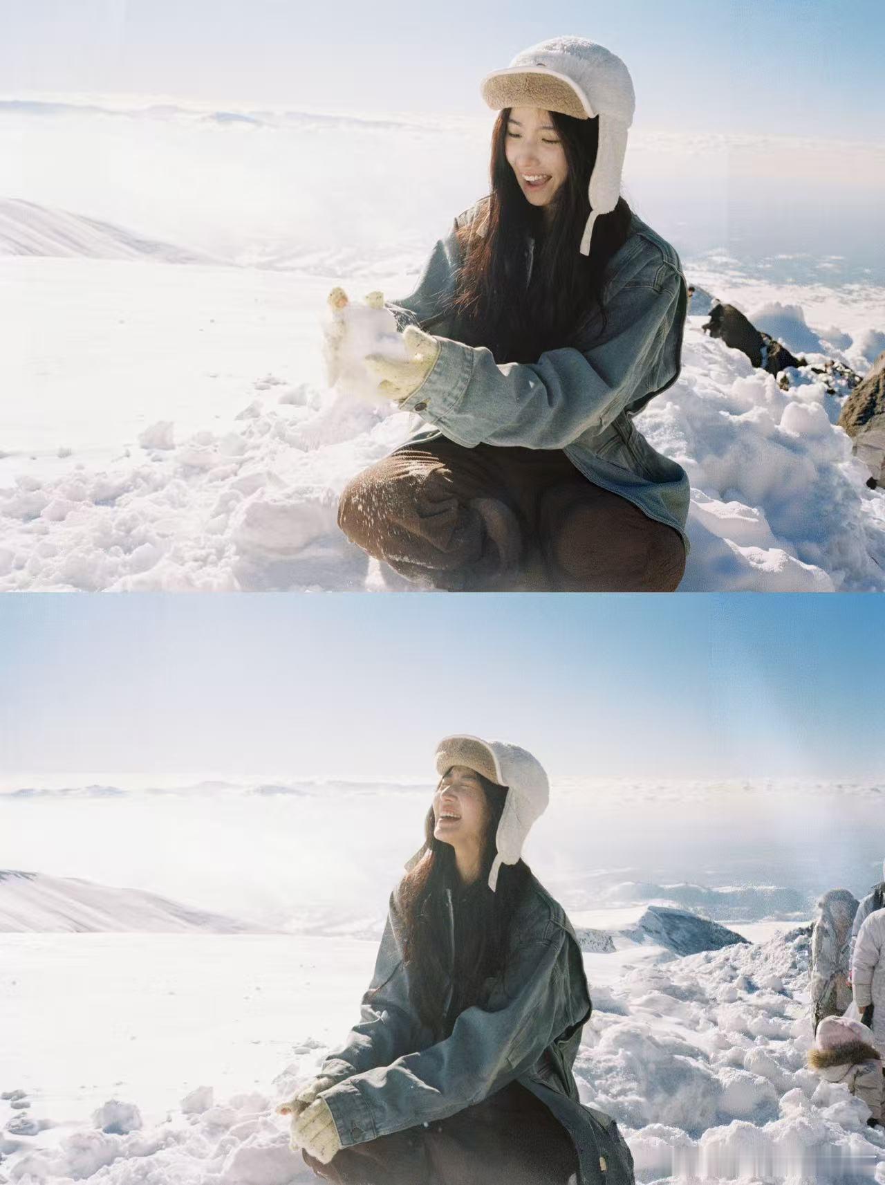 卢昱晓人就站在大昱的大雪里卢昱晓可春天它已然降临卢昱晓冬日的库存还发不完！ 