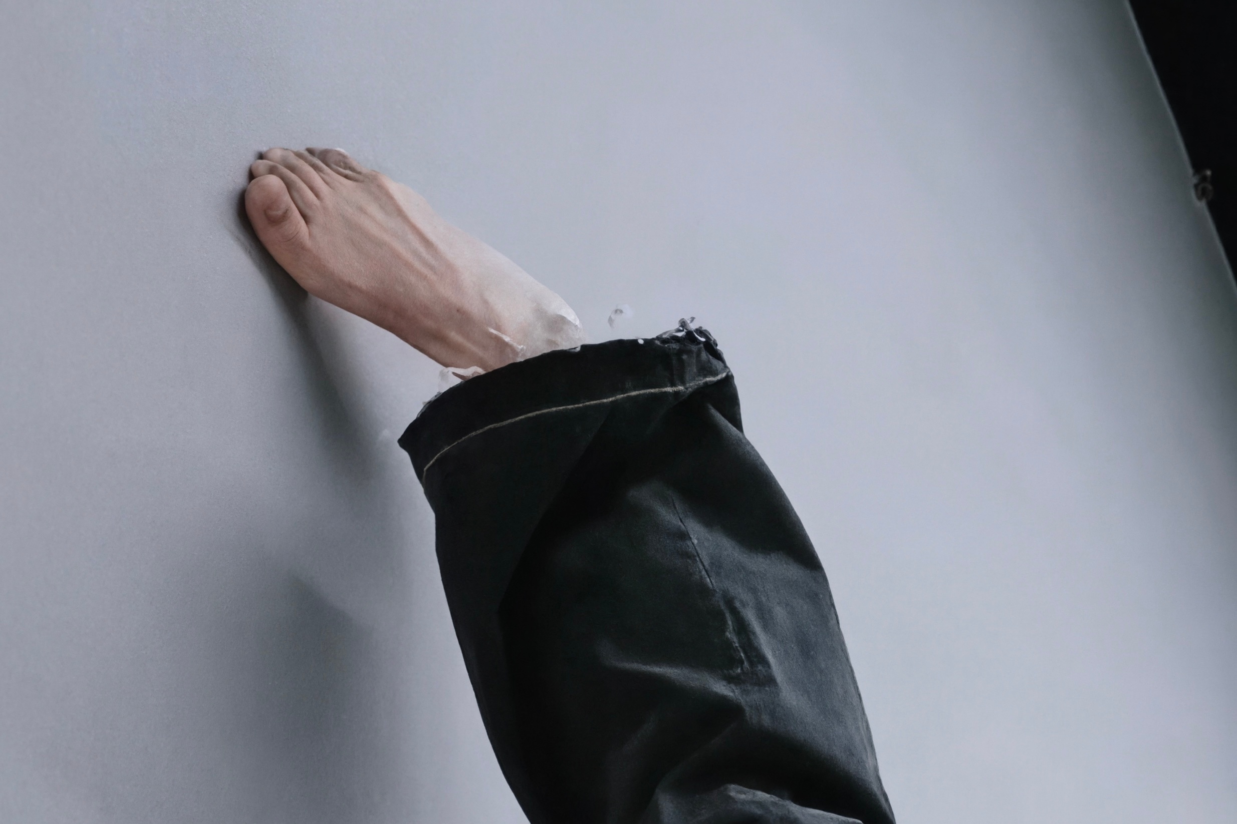 哥哥 脚上的青筋都这么明显吗 