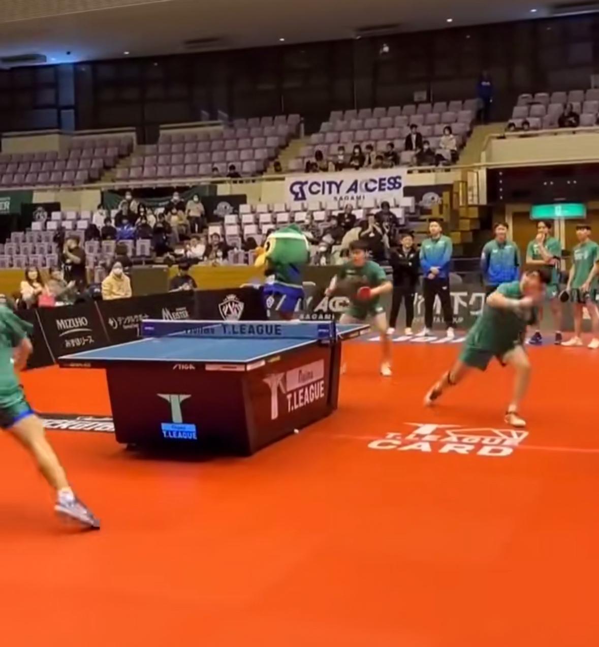 林昀儒 闫安3月7日正在日T联赛热身！
重庆冠军赛倒计时3天，
林昀儒与闫安还在